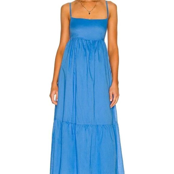 FAITHFULL THE BRAND Katya  Maxi Dress L USA 8 - Picture 1 of 13